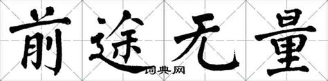 前途無量意思|前途无量（汉语成语）